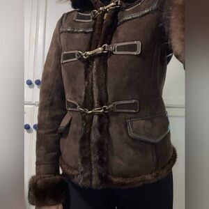 Coach Shearling and fur coat